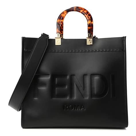 fendi logo shopper|Fendi sunshine shopper.